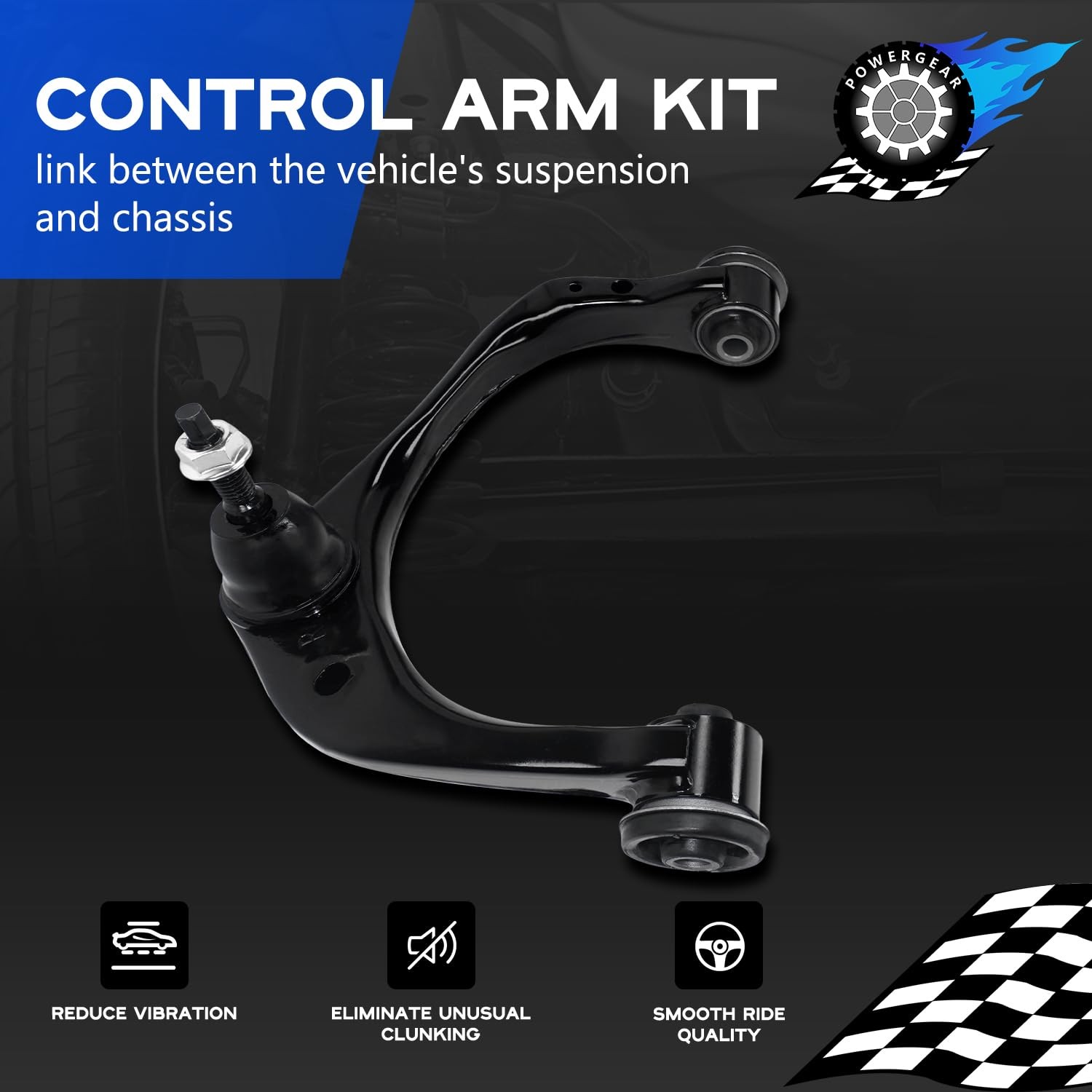 Front Suspension Kit Control Arms Tie Rods Sway Links 2015-2020 F-150 RK623339