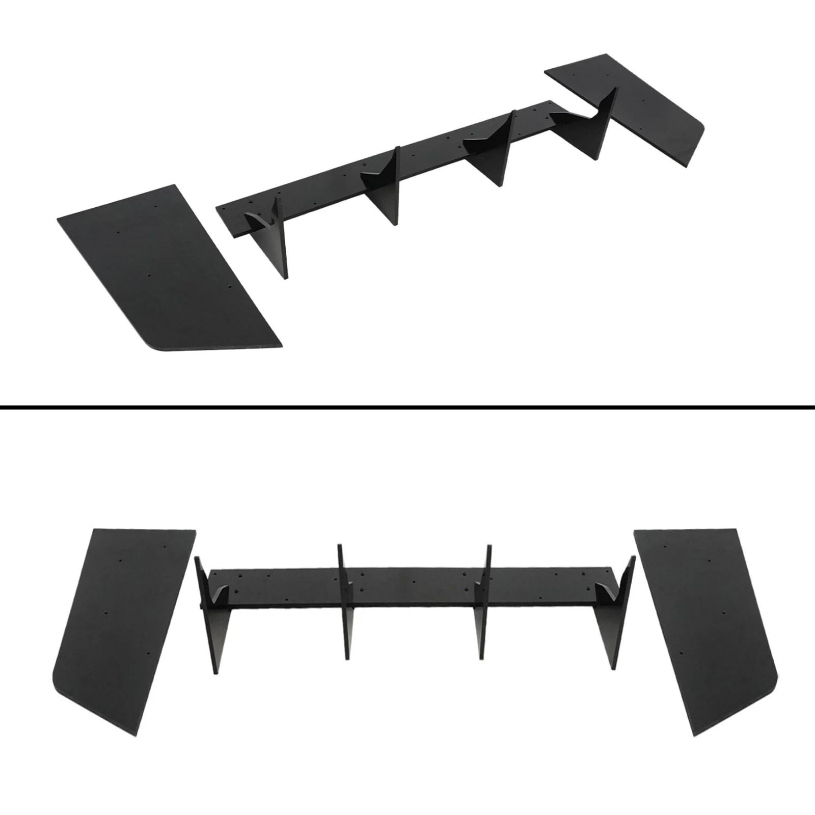 Rear Diffuser For Chevrolet Camaro 2016-2024 Glossy Black ABS Quad Exhaust Only