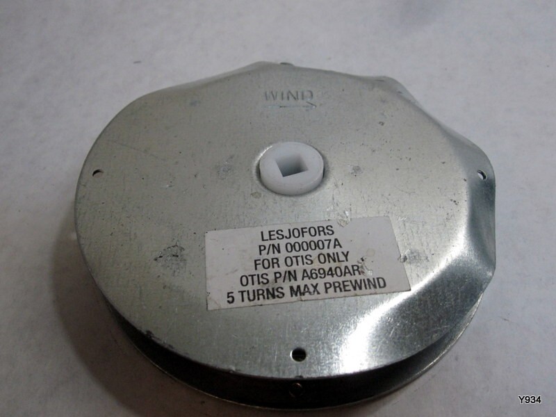 Lesjofors Elevator Spirator 000007A, for Otis A6940AR, Door Spring Reel Closer