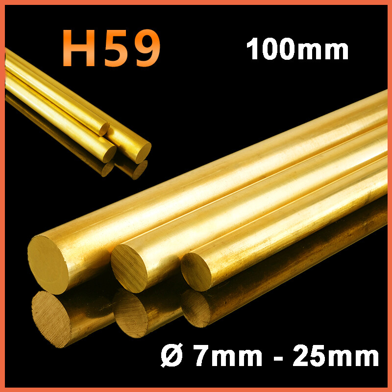 Solid Brass Round Bar Rod Diameter 7/8/9/10/11/12/14/15/16/17/18/20/21/22-25mm
