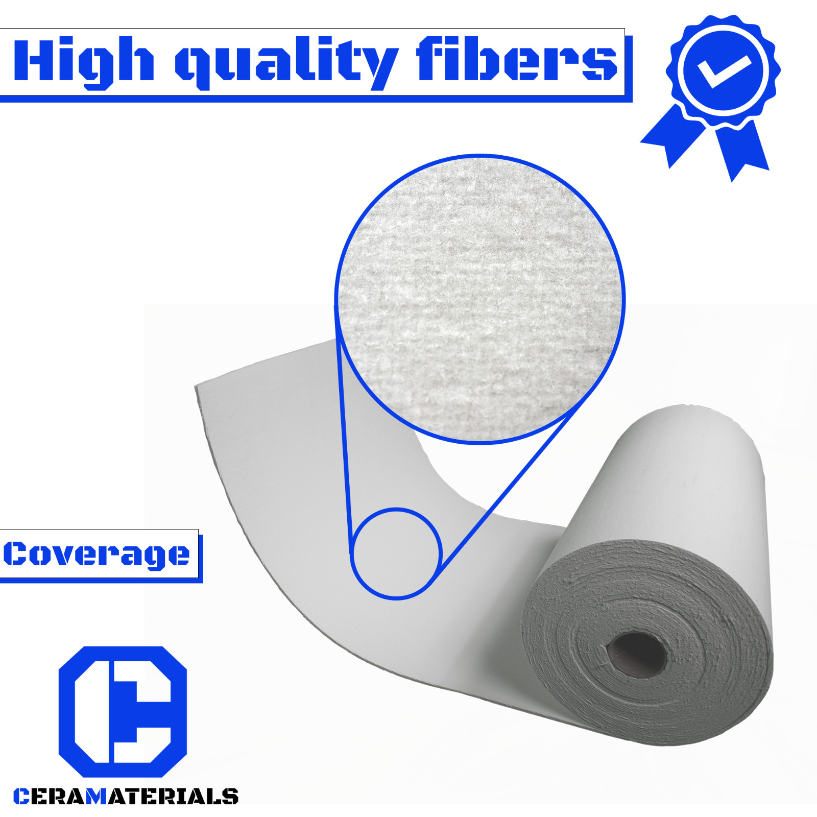 1/8″ Kaowool 24″ x 50′ Ceramic Fiber Paper KAWL 500 Grade 2300F Thermal Ceramic