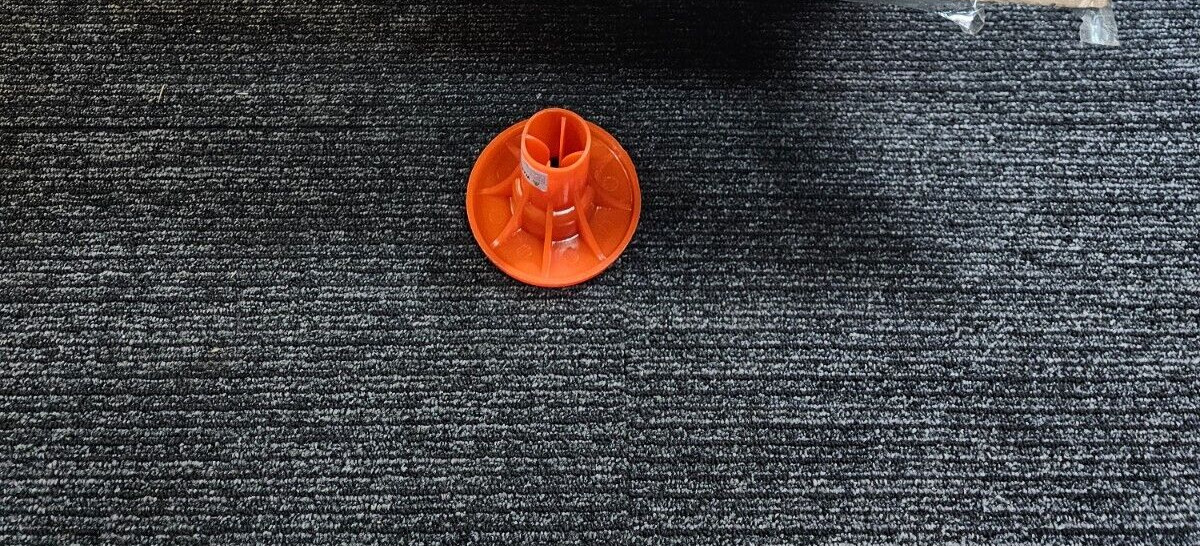 (QTY 25) Mutual Industries 4.52″ Model #3 Osha Rebar Caps For 3# to 8#, Orange