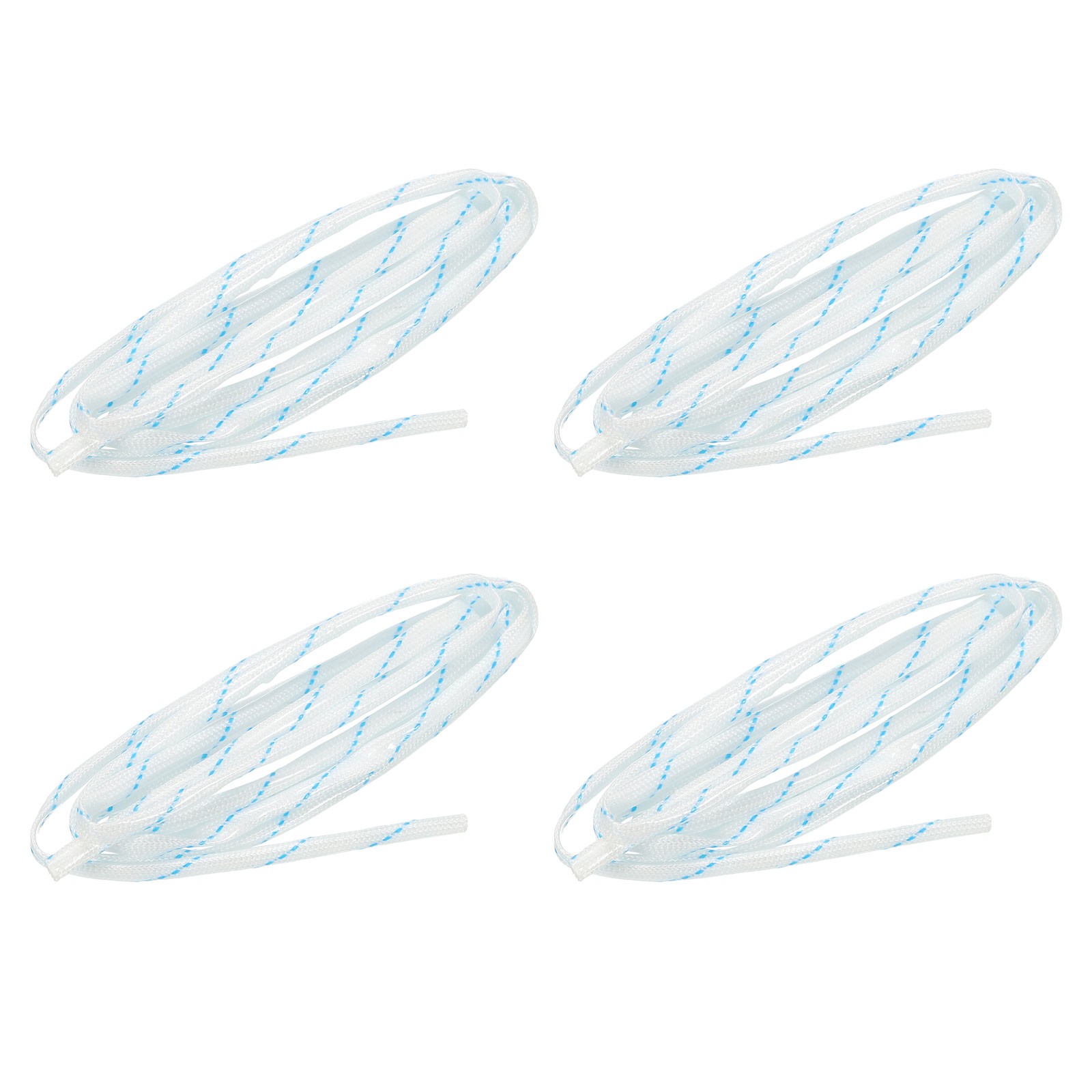 Fiberglass Sleeve Insulation Tube,1.5mm/0.06inch IDx1m/3.28ft Cable Wire,4pcs