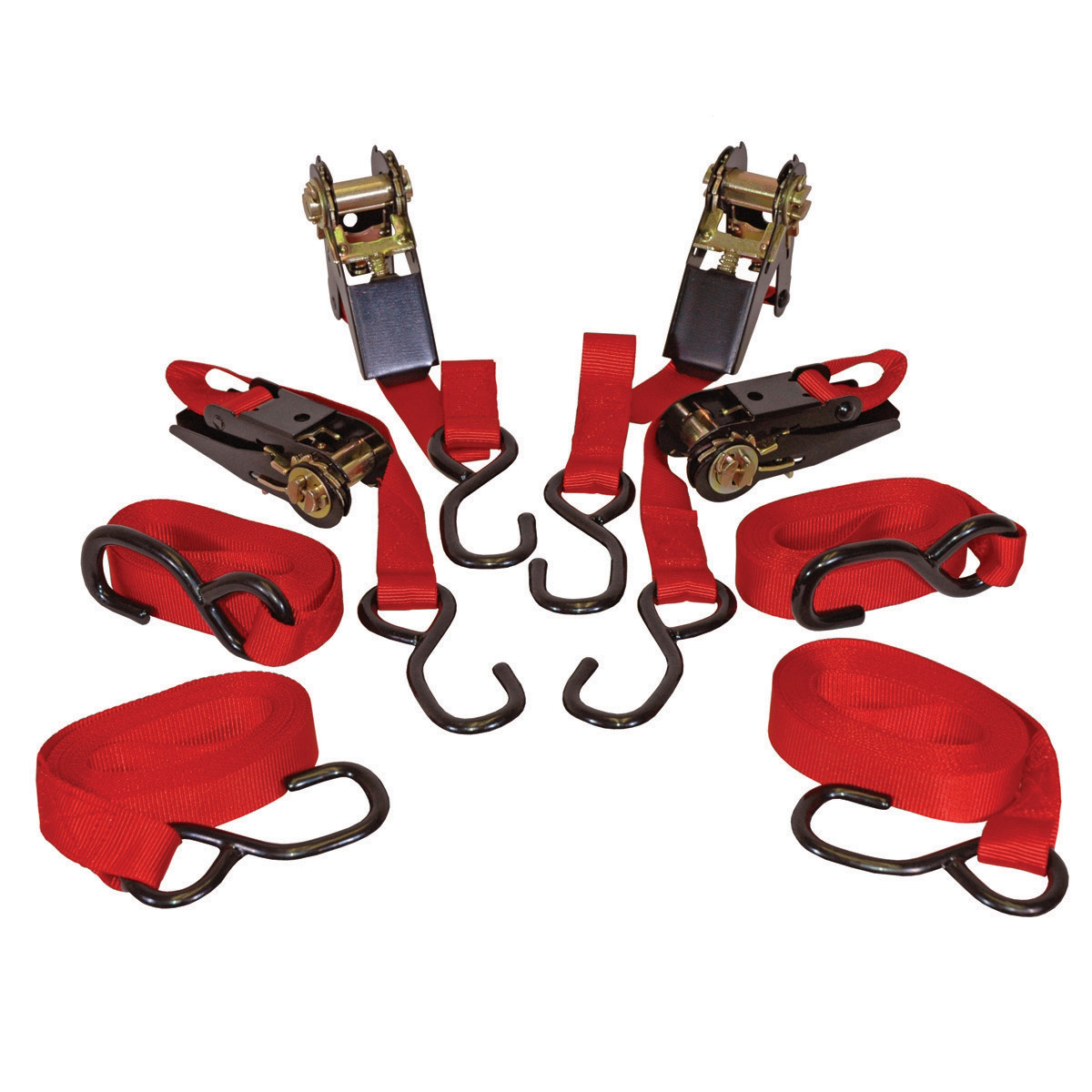 K Tool International 73870 K Tool International Tie Down Ratcheting 4 Pack 1 Inc