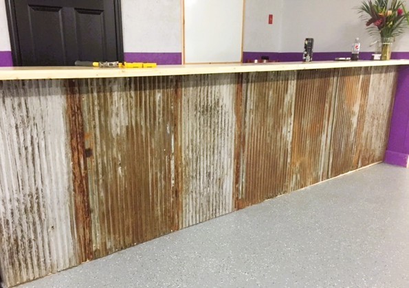 5 pcs 3′ x 2′ Reclaim Corrugated Metal Sheet Barn Tin Rustic Home Decor Wainscot