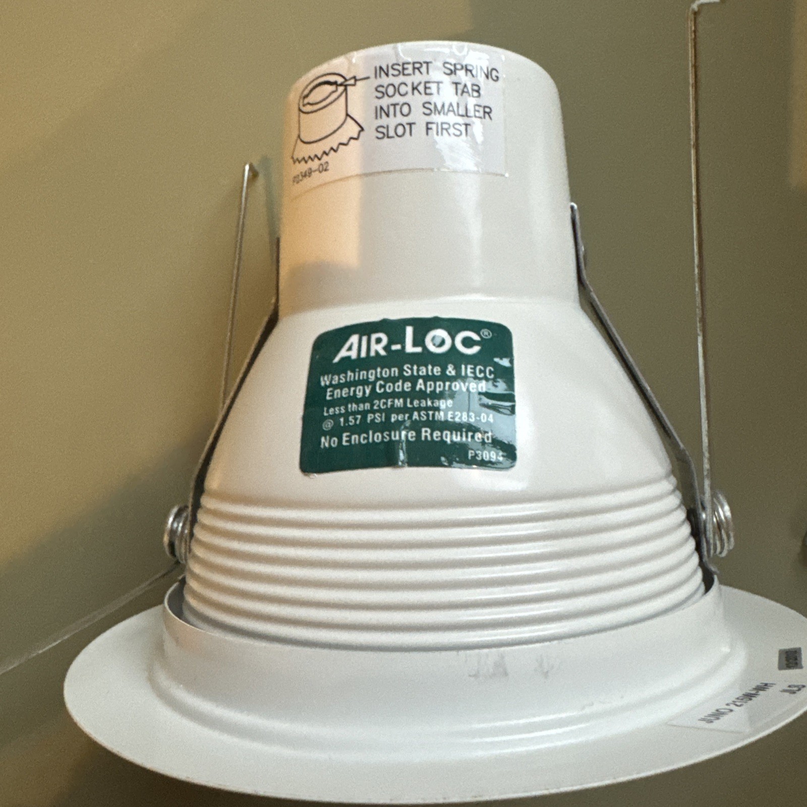 NIB New Juno Lighting Group 215W-WH 215 WWH Downlight Baffle White