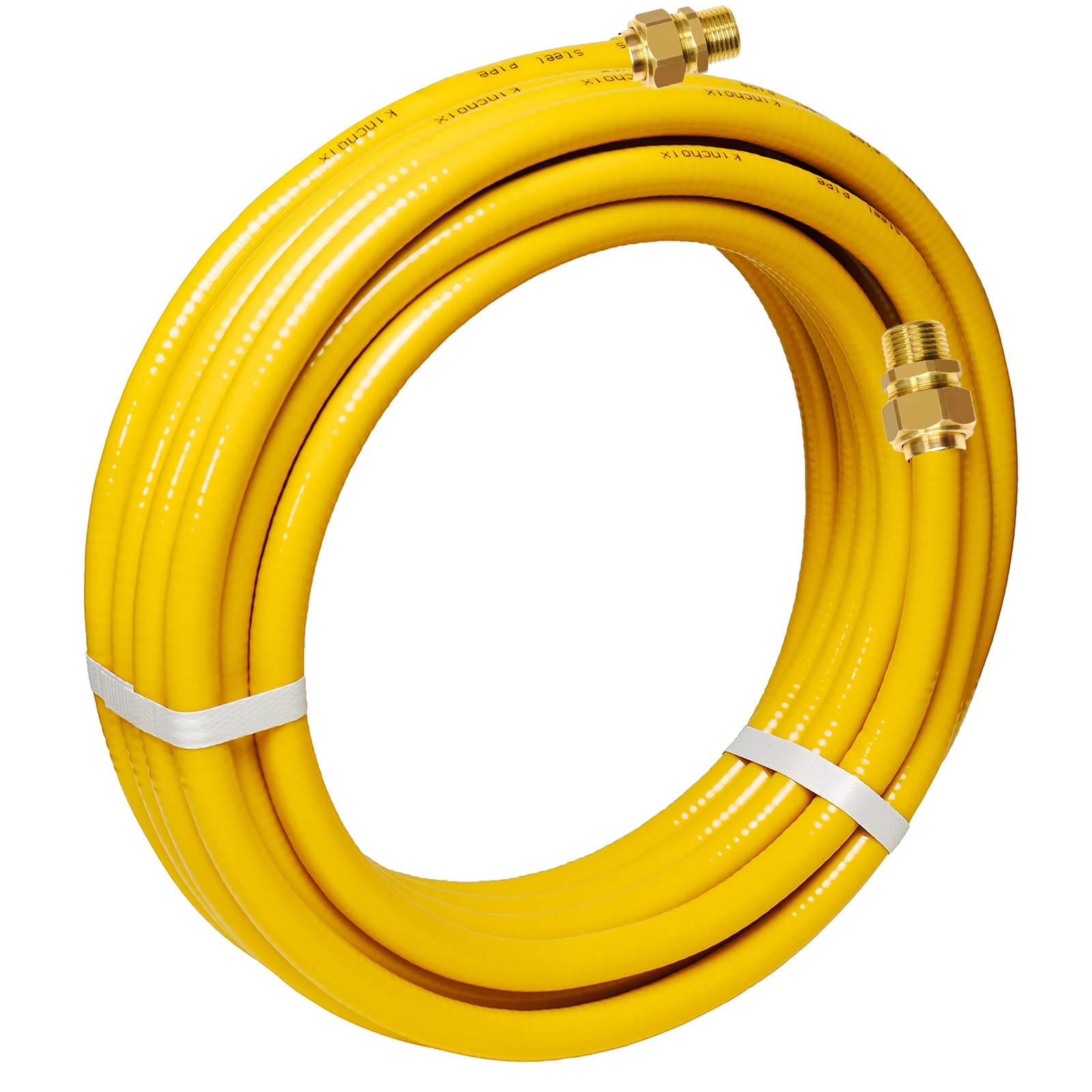 CSST Corrugated Stainless Steel Tubing 37 Ft 1/2″ Flexible Natural Gas Line Pipe