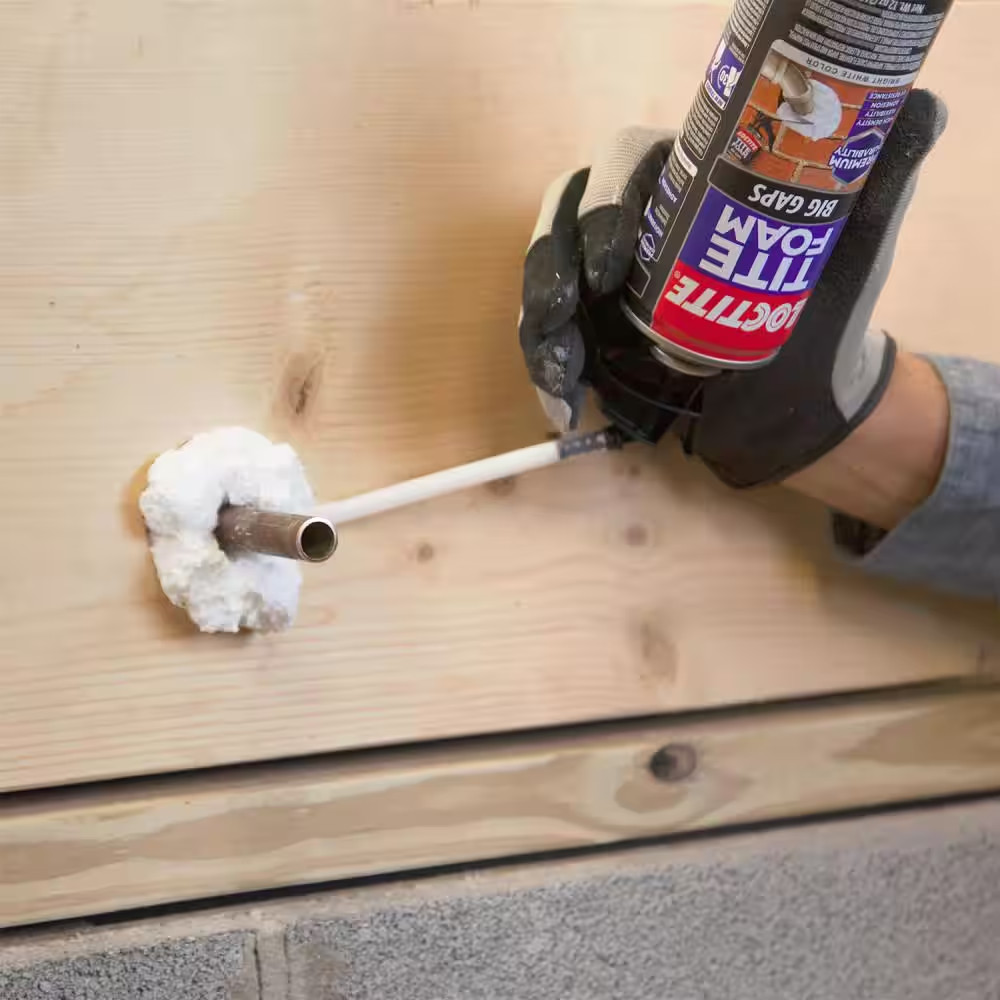 TITE FOAM Big Gaps Spray Foam, Bright White, 12 Oz. Can, Insulating Spray Foam S