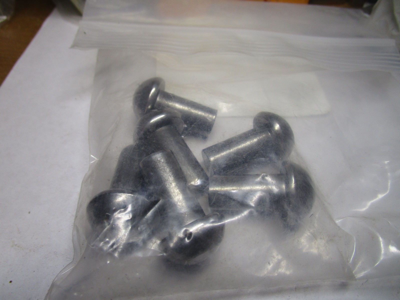 1/2″ X 1 Round Head Plain Finish Solid Rivet QTY 6