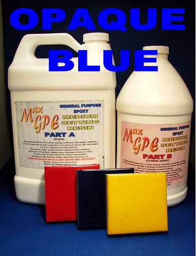EPOXY RESIN BLUE COLOR 4 GEL COATS & CASTING, FIBERGLASSING, COATING & ART RESIN
