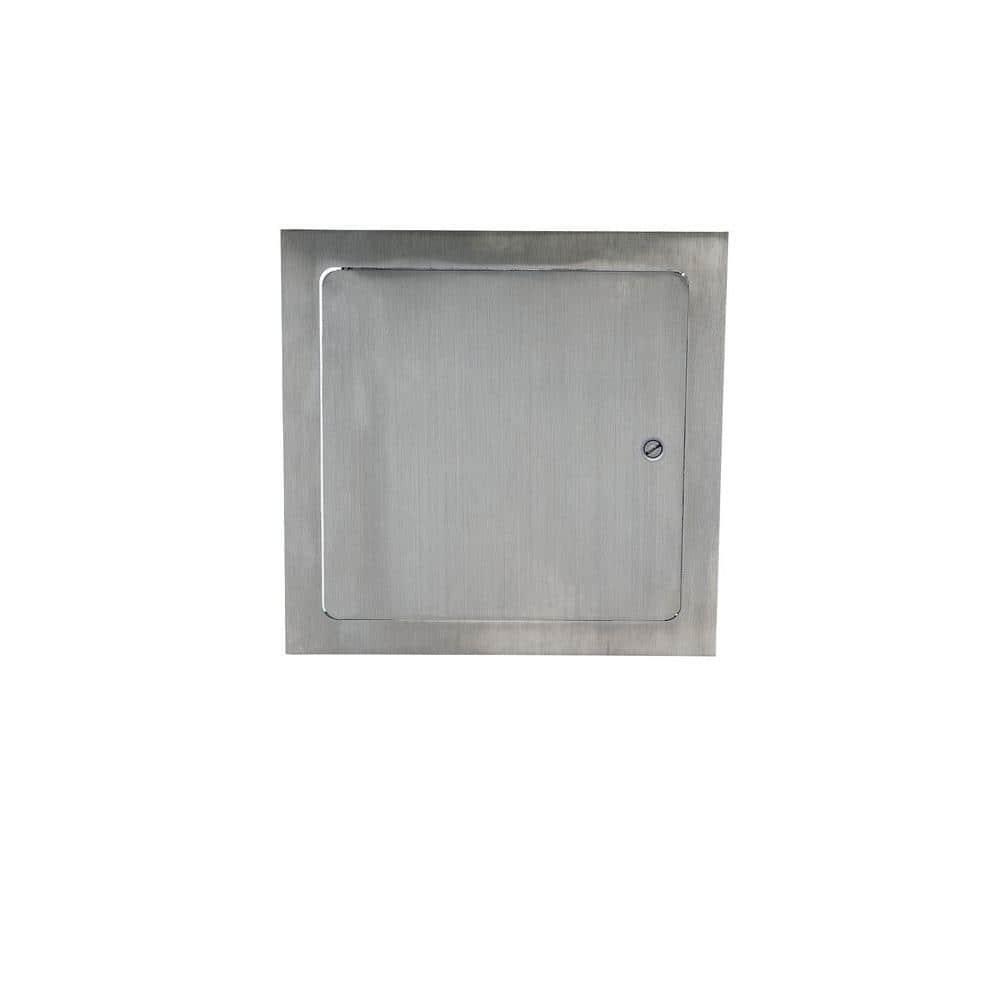 Elmdor Metal Wall/Ceiling Access Panel Gray Stainless Steel 14 in. x 14 in.