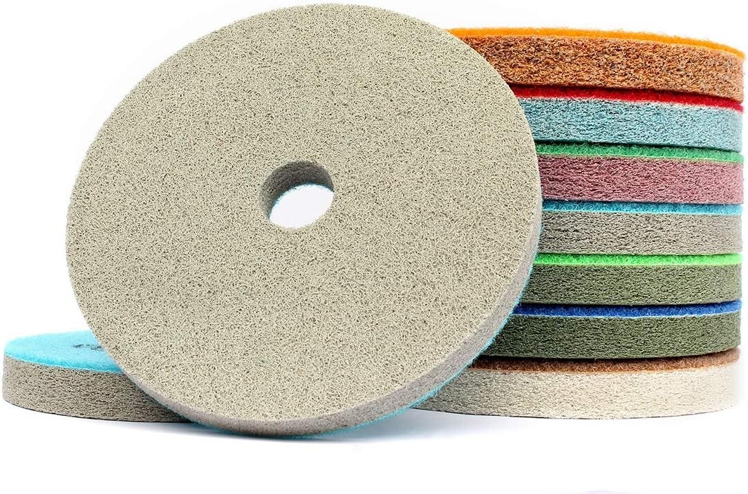 5″ Granite Marble SURFACING STONE PROCESSING Diamond Polishing Sponge Pad