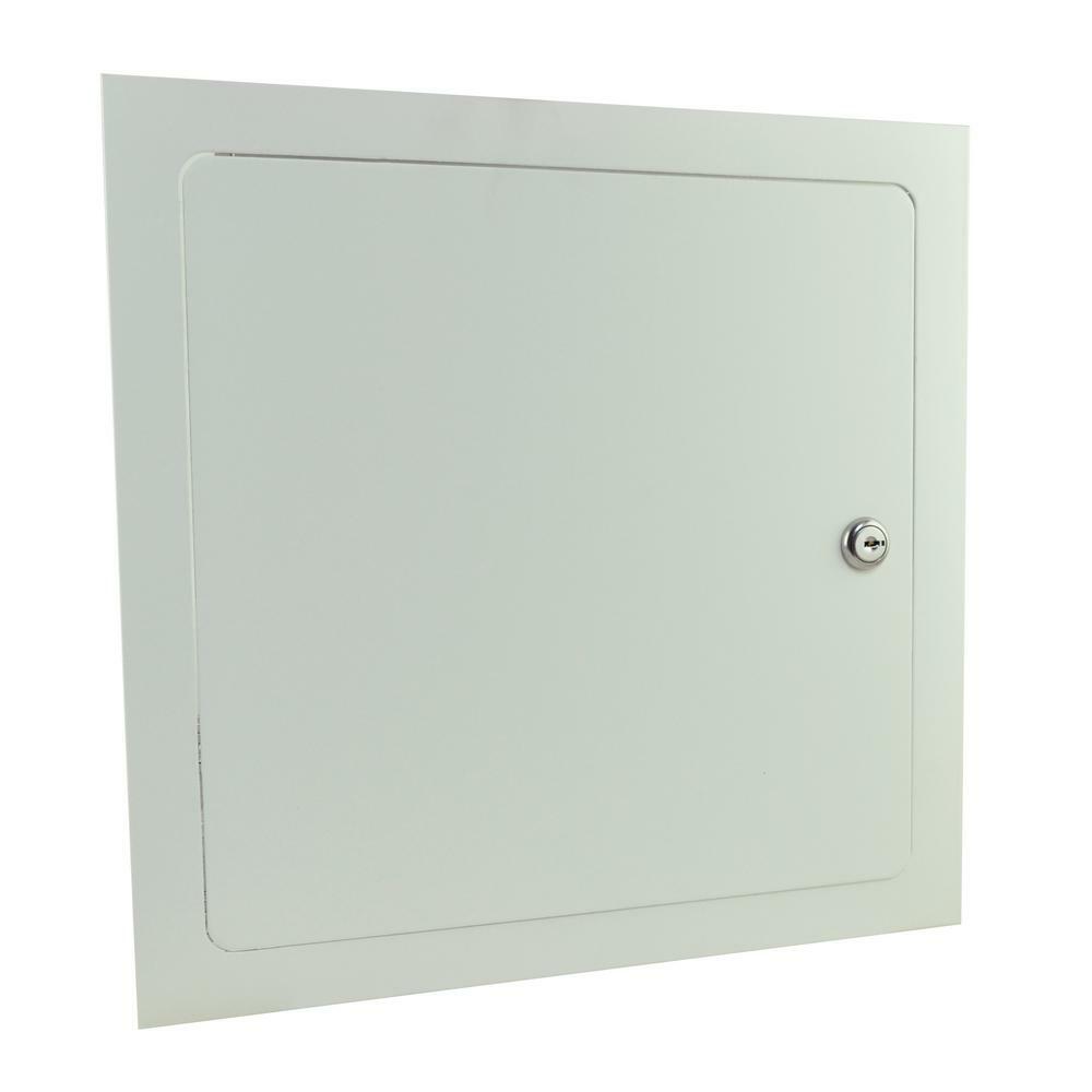 Elmdor Metal Wall/Ceiling Access Panel Rounded Corners Galvanized Steel 14 in. H