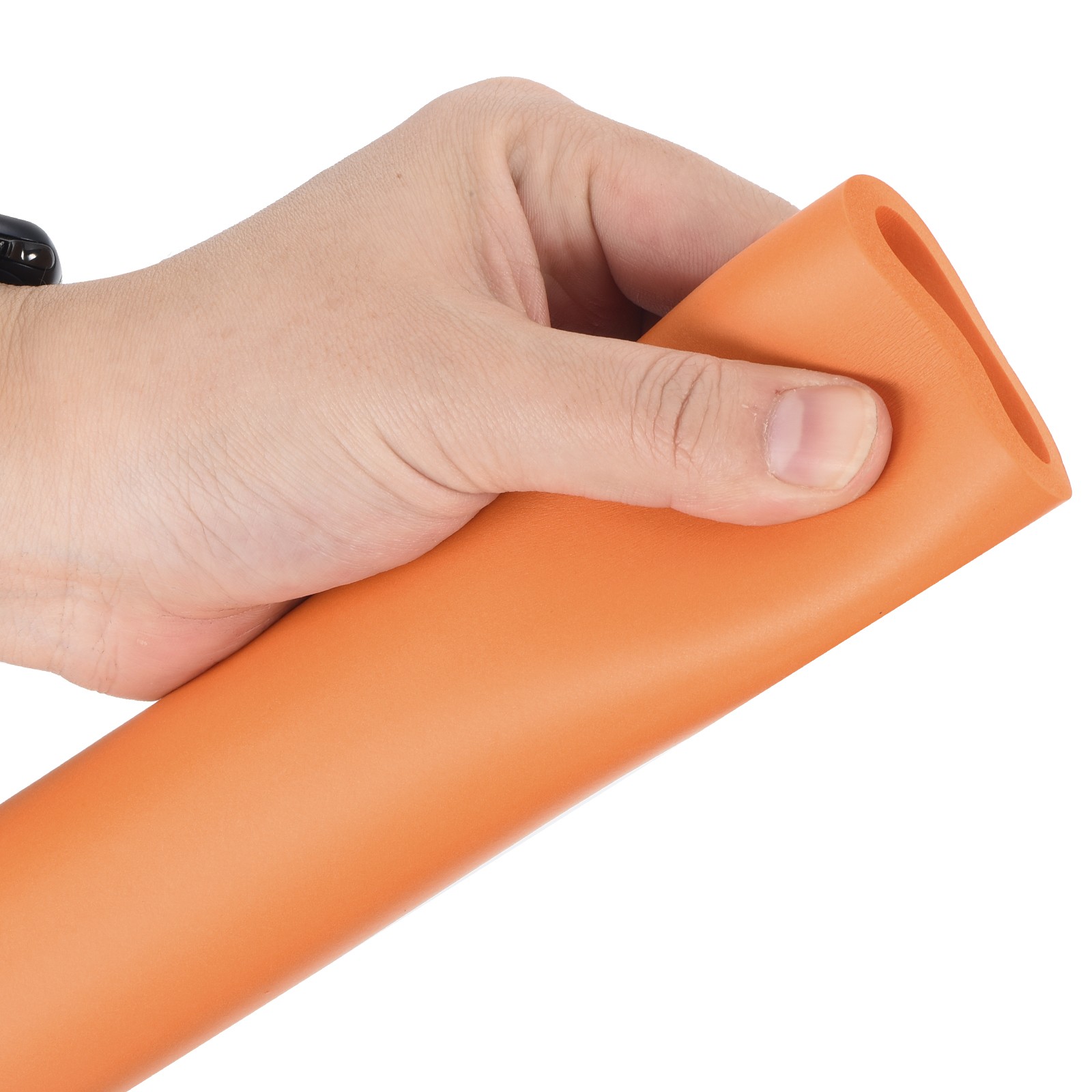 2pcs 0.3 Meter/1ft Pipe Insulation Tube 22mm ID 32mm OD Foam Tubing, Orange