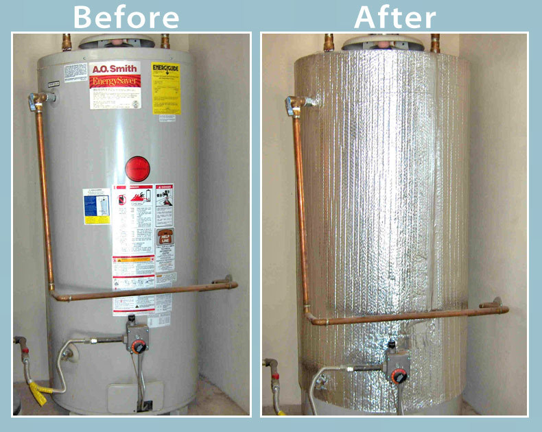 Water Heater Blanket Insulation, “NON FIBERGLASS”, Fits up to 80 Gallons Tank