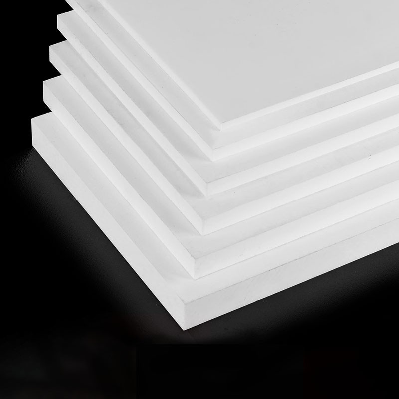 PTFE Sheet Plate High Temperature White Hard Plastics Panel Thickness 0.2mm~30mm