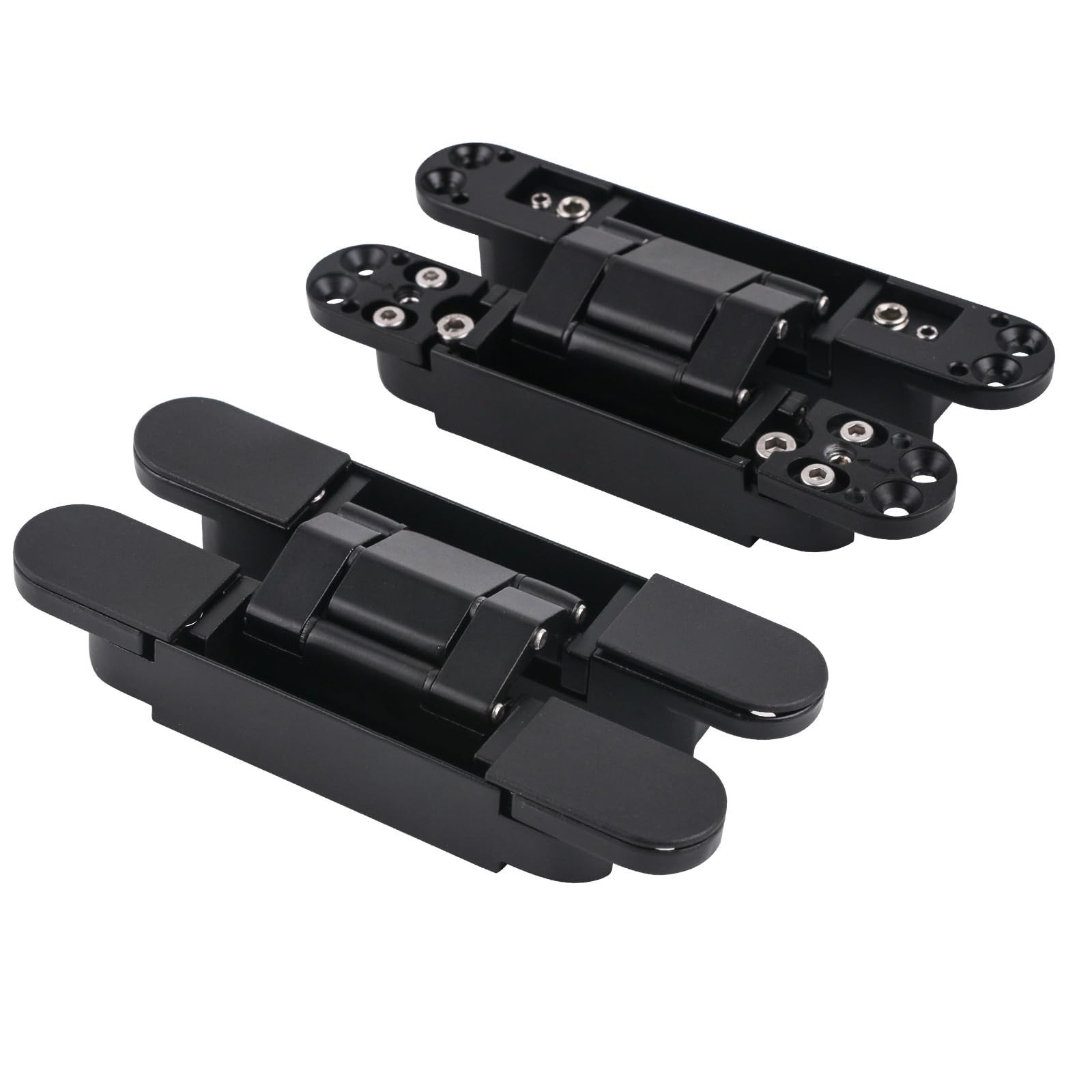 Mengshi 6″ Hidden Door Hinges for Secret Door Heavy Duty Invisible Concealed …