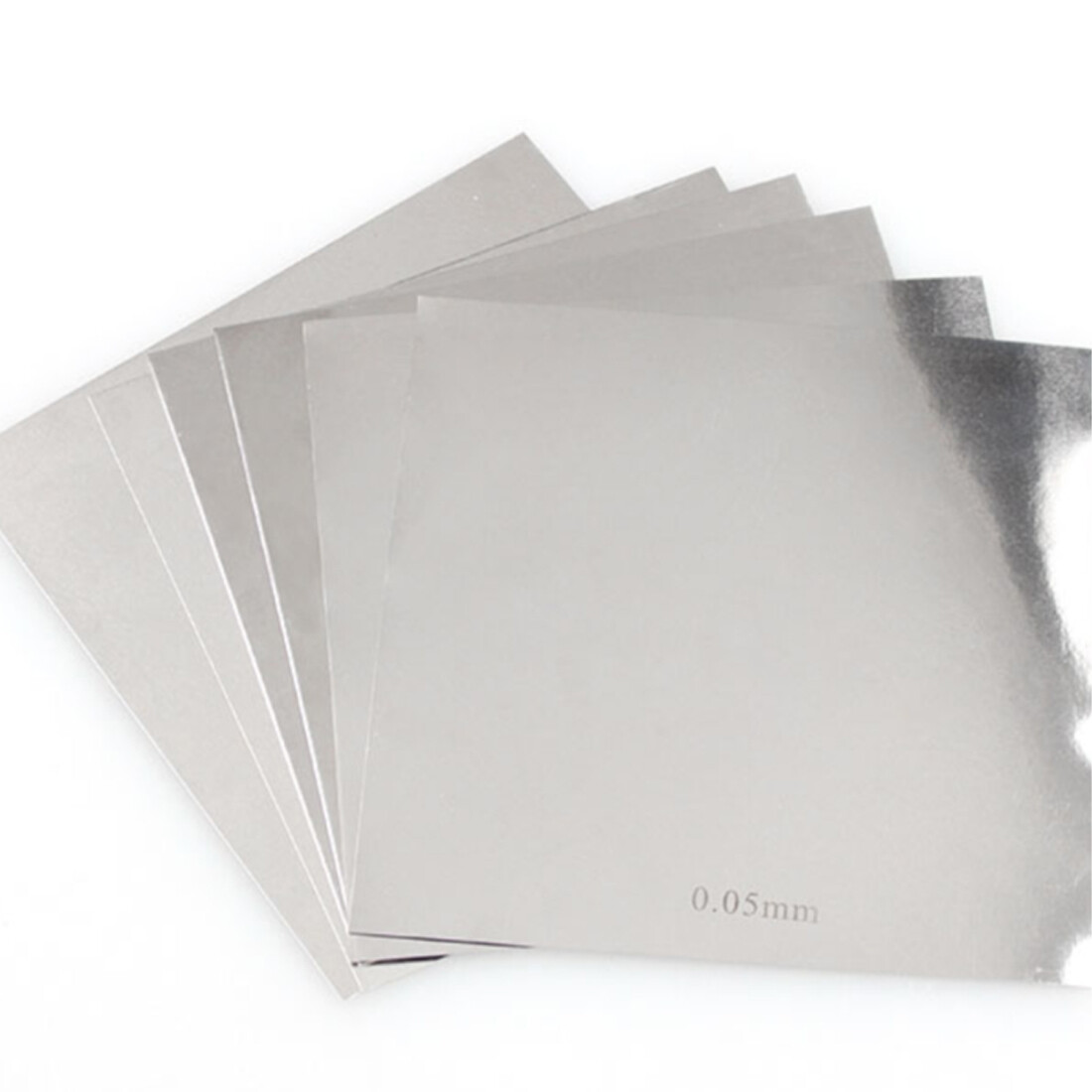 301 Stainless Steel Plate Sheet Thick 0.01-1mm Metal Panel Solid Board 100x100mm