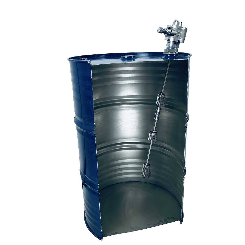 ABURE M1 55 Gallon Drum Mixer, Air Driven / Powered Expanding Blade Agitator