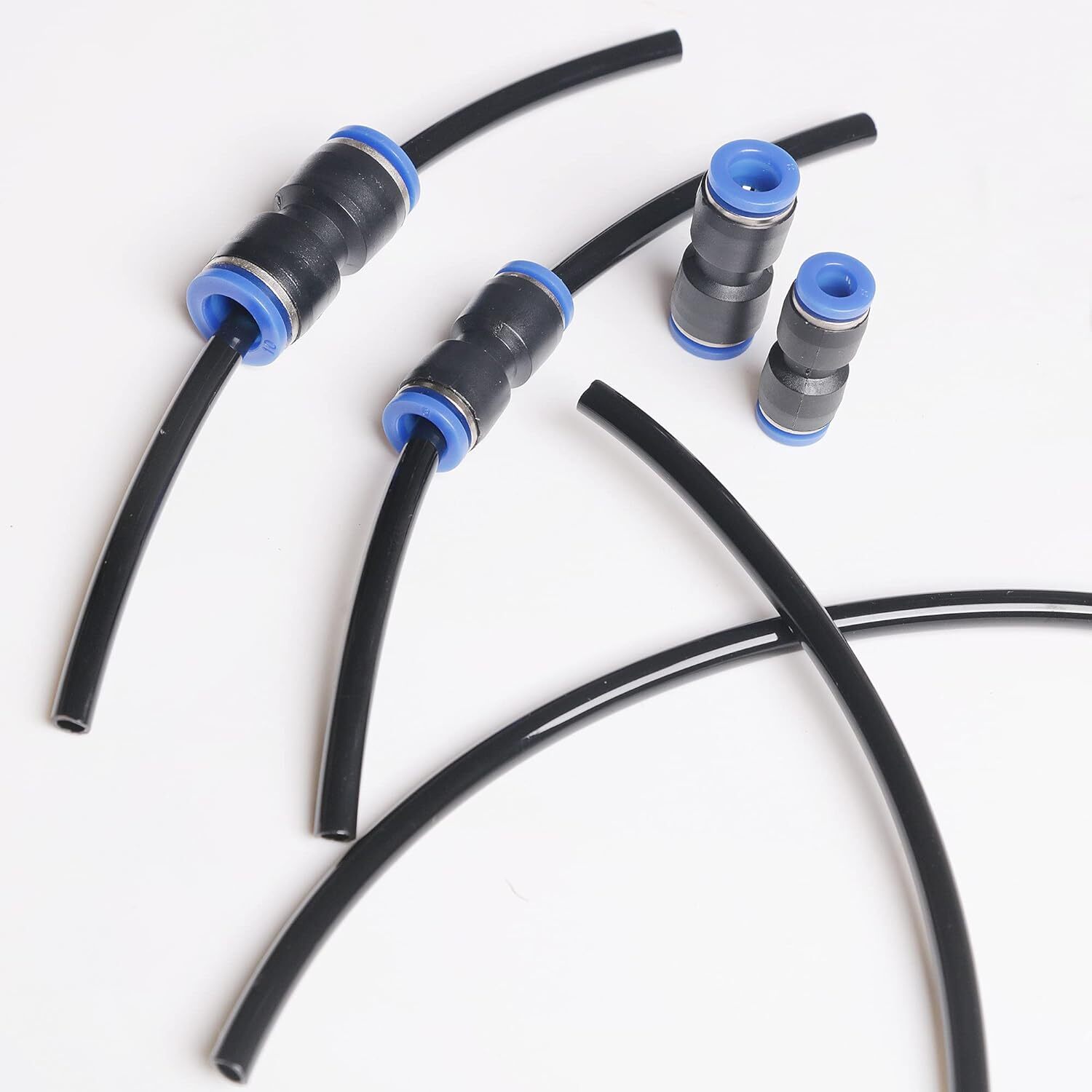 280/100PCS Quick Release Pneumatic Connectors Plastic Straight Tube Connectors