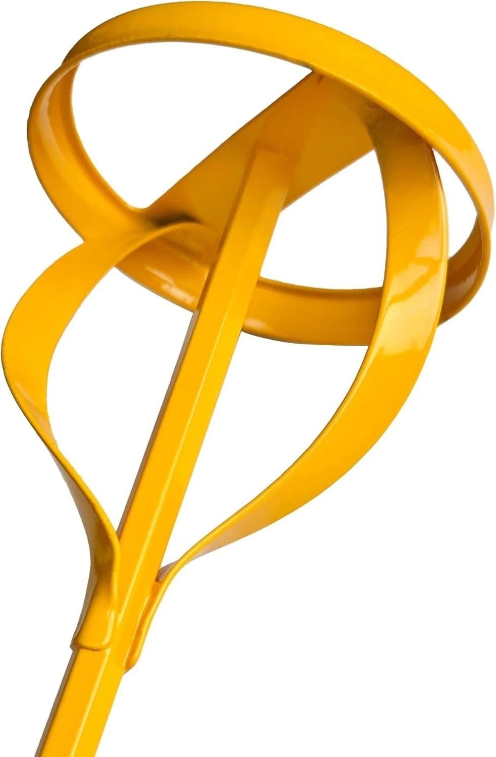 Paint & Mud Mixer Drill Stirrer Tool Hex Head for 1-5 Gallon Buckets Yellow