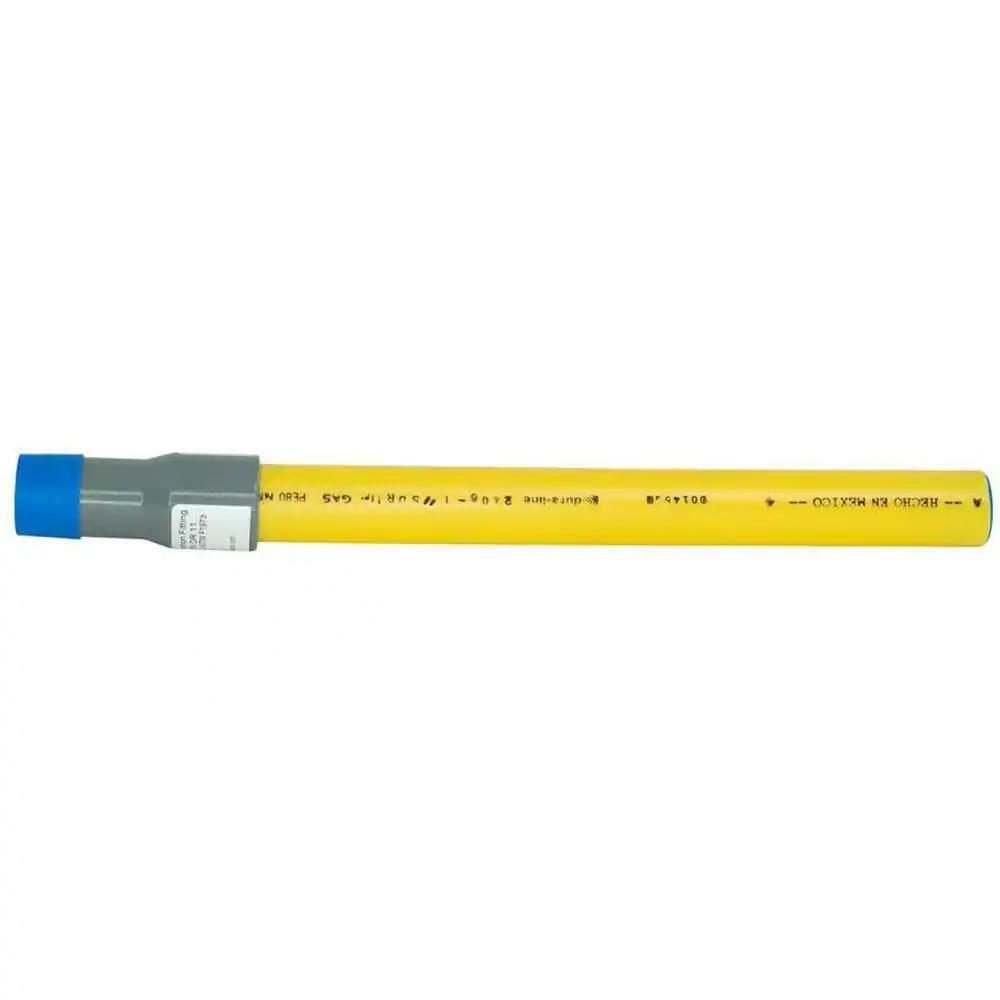 1 in. IPS Poly DR 11 to 1 in. MIP Underground Yellow Poly Gas Transition