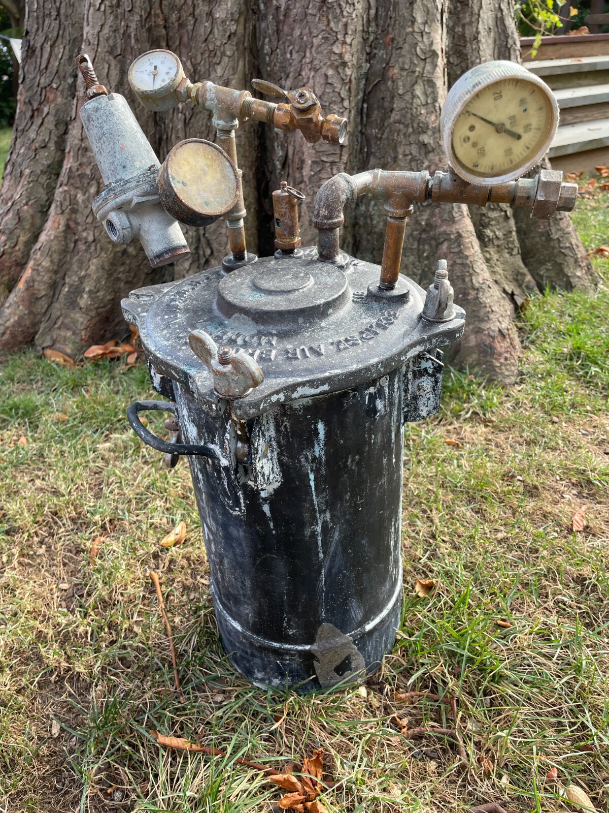 Vintage Eclipse Air Brush Co. Painters Pressure Pot 1950s-60s