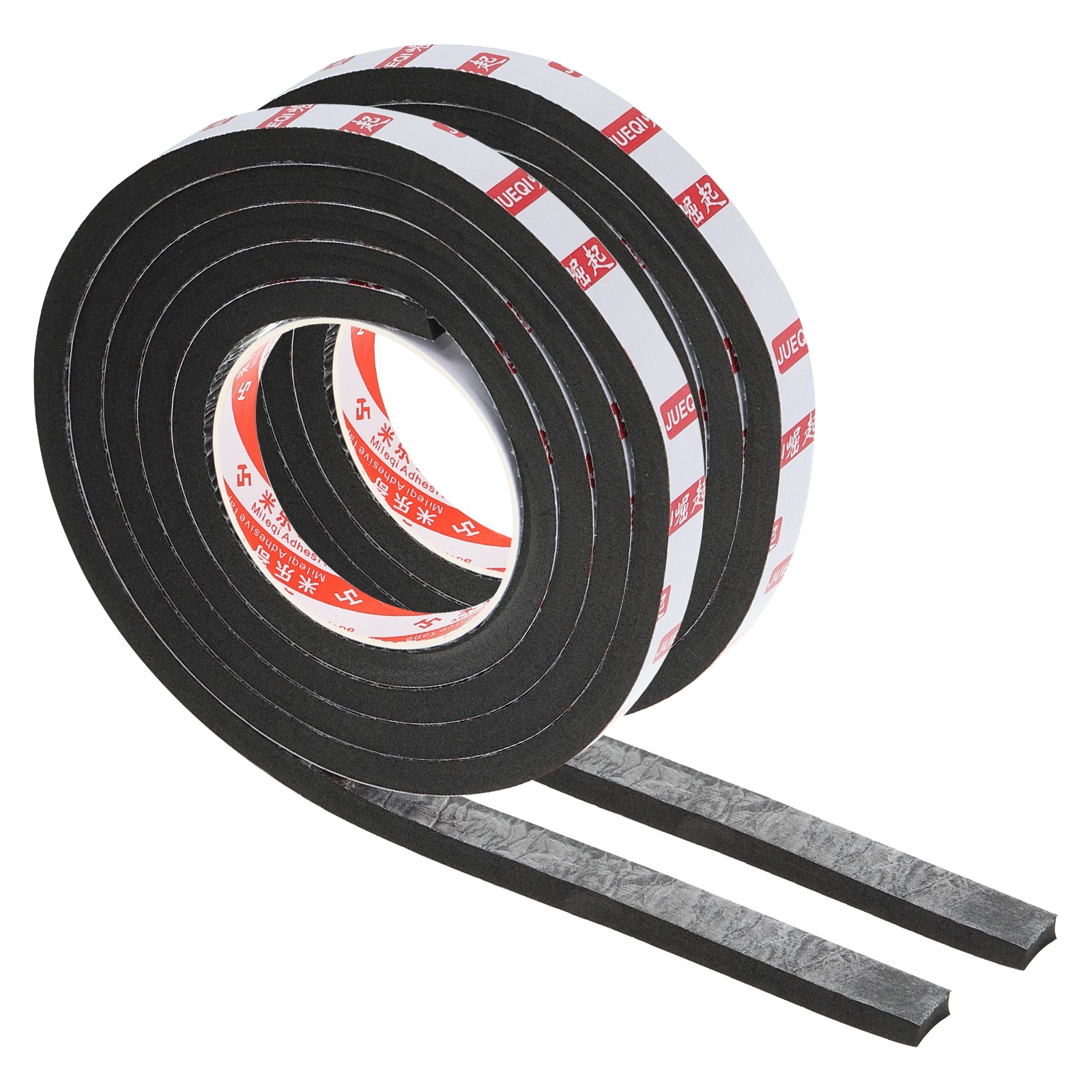5/8″W x 3/8″T x 6.6Ft EVA Double Sided Foam Tape, 2Rolls, Black