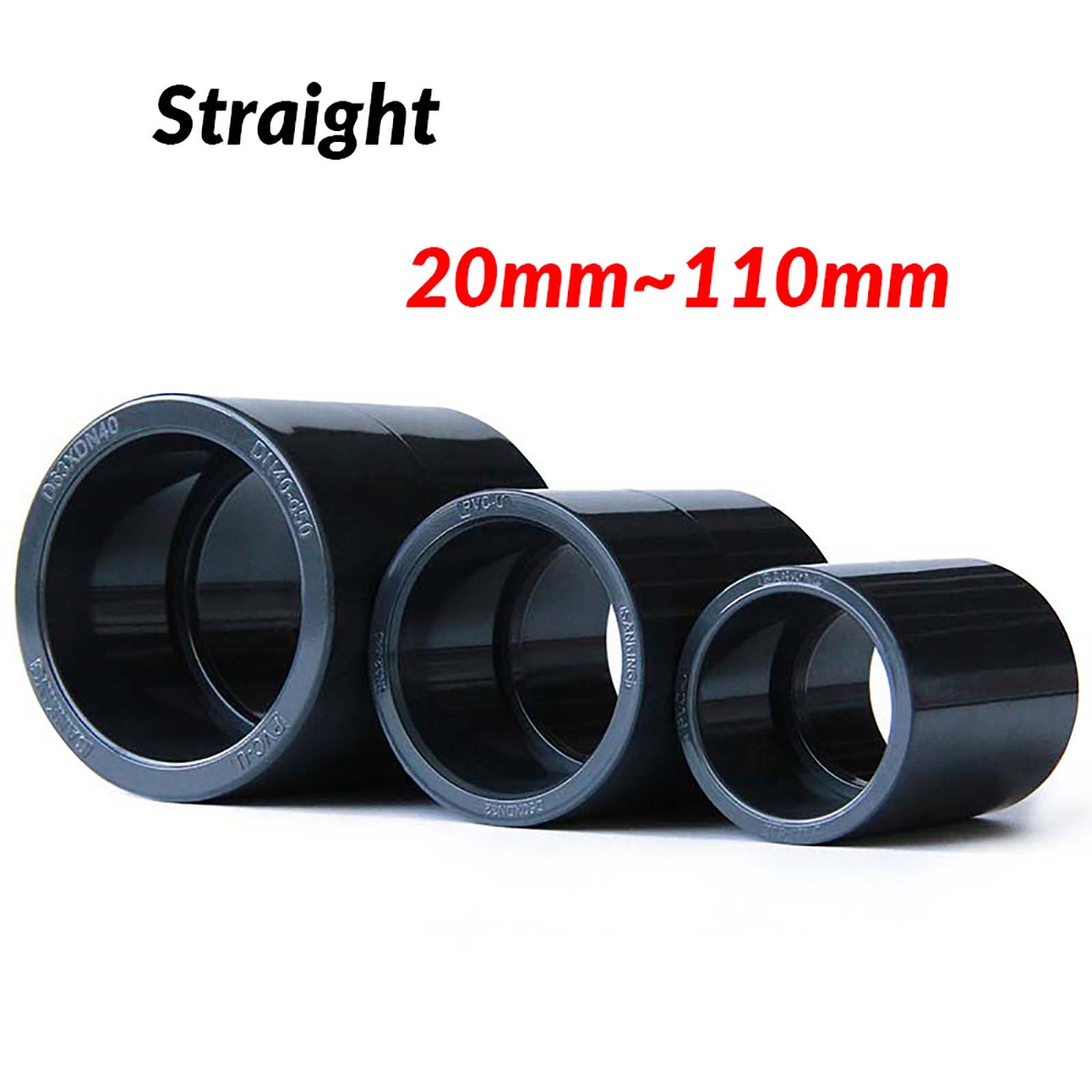 PVC/UPVC SOLVENT WELD PIPE FITTINGS FISH/POND/INDUSTRIAL Plumbing Couping Grey