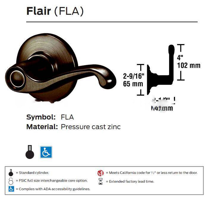 Right Hand S Series Single Dummy Flair Oil Rubbed Bronze Finish