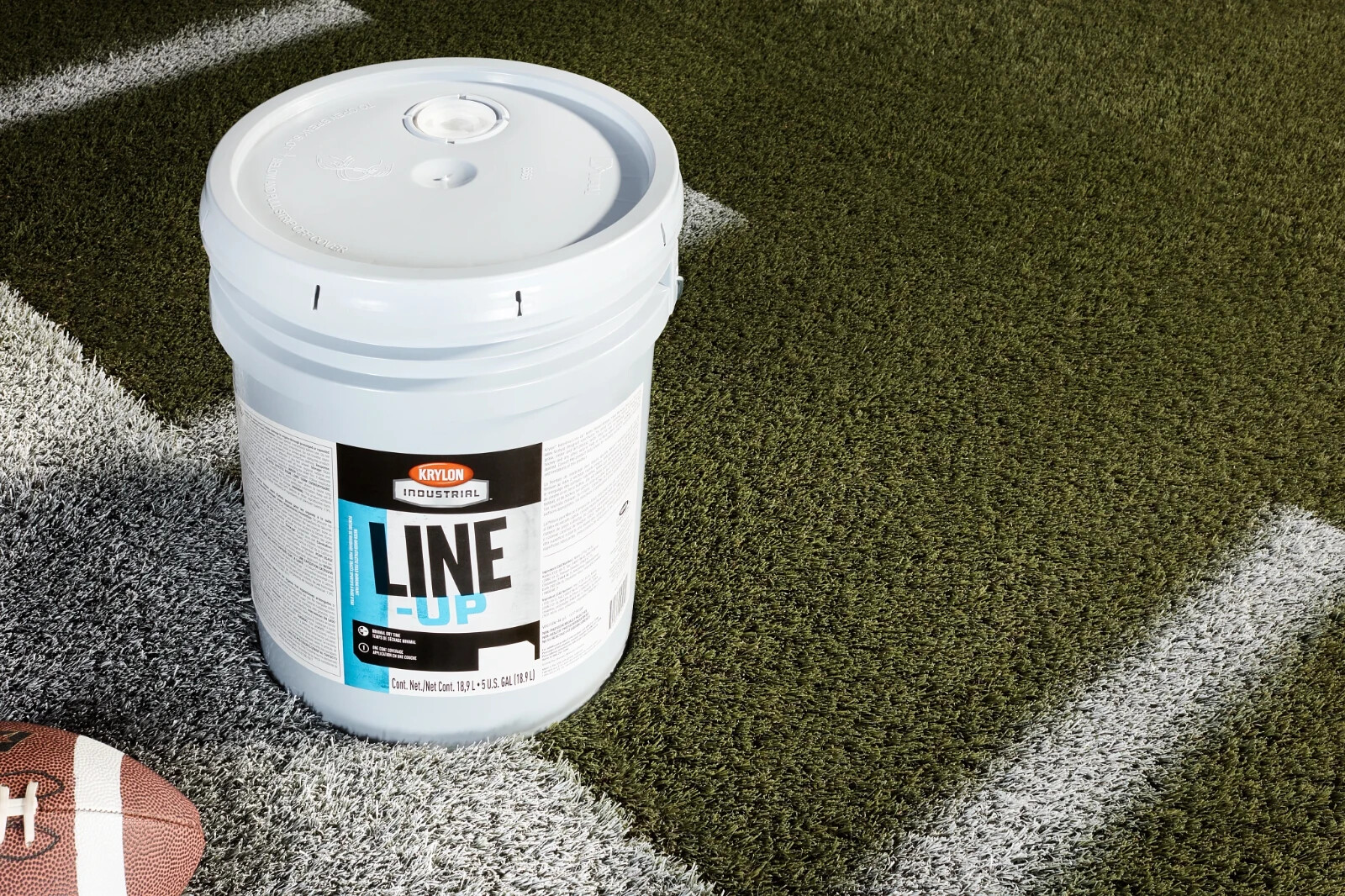 Krylon 8305 Industrial Line-Up WB Athletic Striping Paint ATHLETIC WHITE – 17 oz
