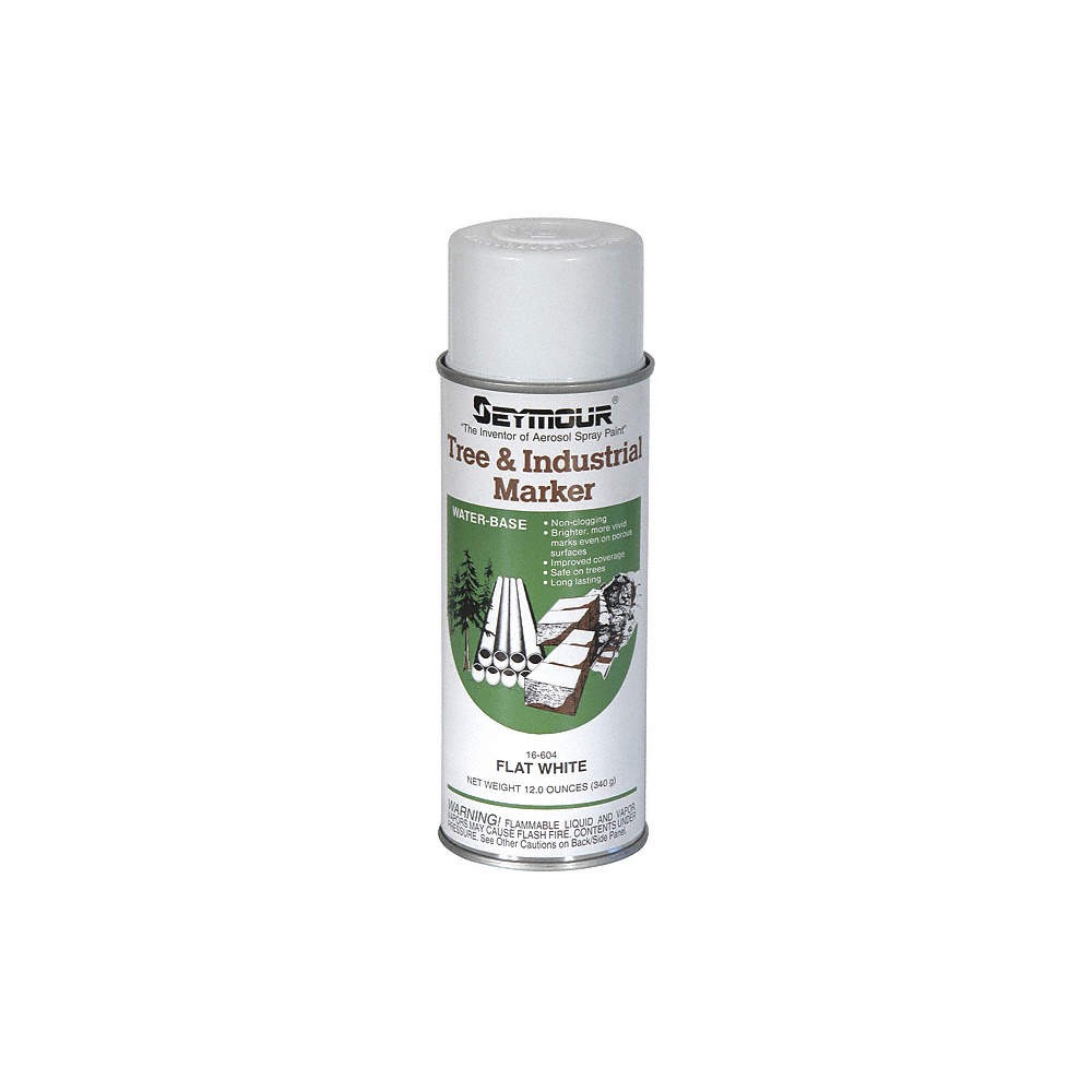SEYMOUR OF SYCAMORE Tree Marking Paint,White,16 oz 50DL71