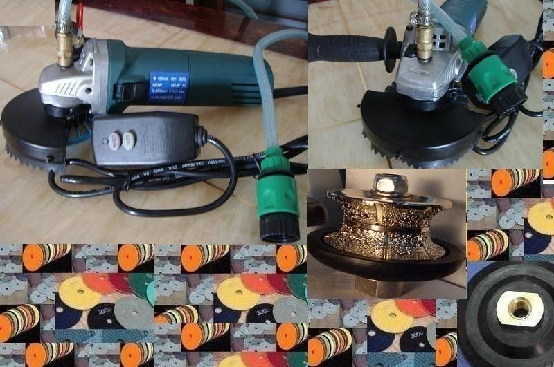 V40 Full Bullnose Wet Polisher 40mm Router Stone Concrete Diamond Pad Granite