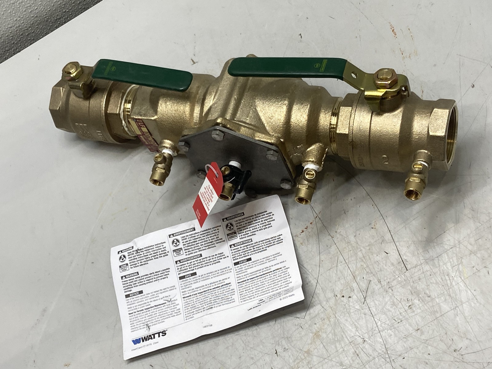 Watts 2″ LF007 Double Check Valve Backflow Preventer Lead Free LF007M1-QT
