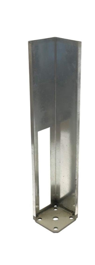Homestead Fence Co 5X5 Vinyl Fence Concrete/Wood Post Mount Tower Mounting Kit