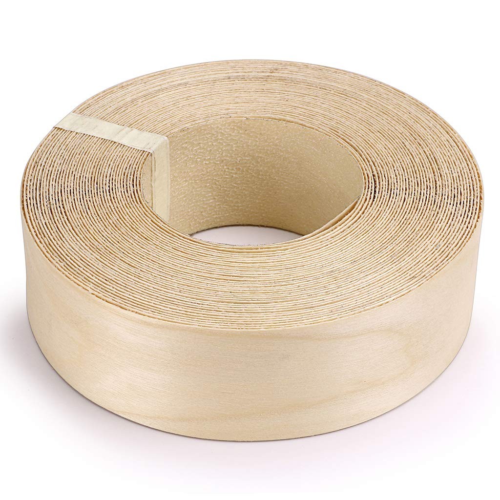 Skelang 2” × 50′ Birch Edge Banding, Roll Wood Tape, Iron-on x
