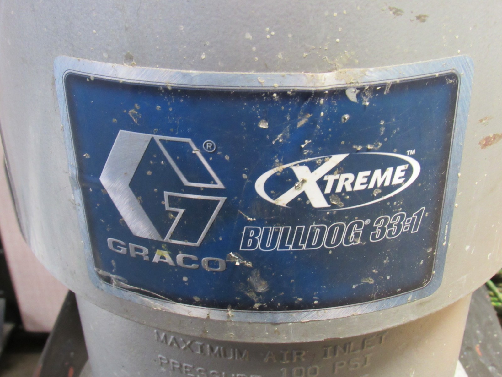 Graco Bulldog Xtreme 33:1 Paint Sprayer Pump 244-461 Ser D03A 344457 100Psi