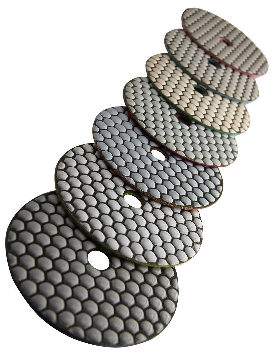 6 Inch 150 MM Diamond Dry Polishing Pads 7 for stone marble granite concrete