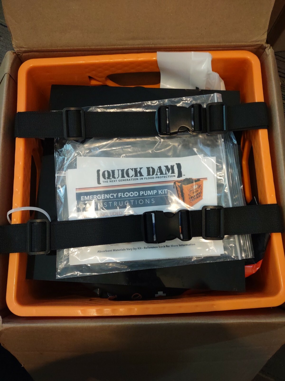Quick Dam Emergency Flood Pump Kit, 5 Pieces QDPK1