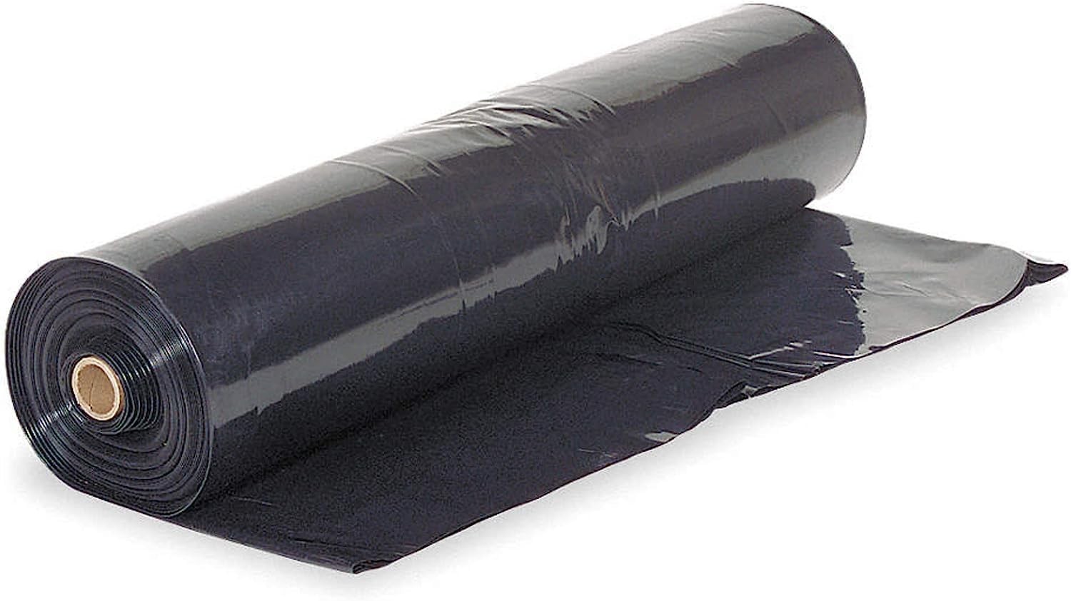 Farm Plastic Supply – Crawl Space Vapor Barrier – 10 Mil – Black Vapor Barrier