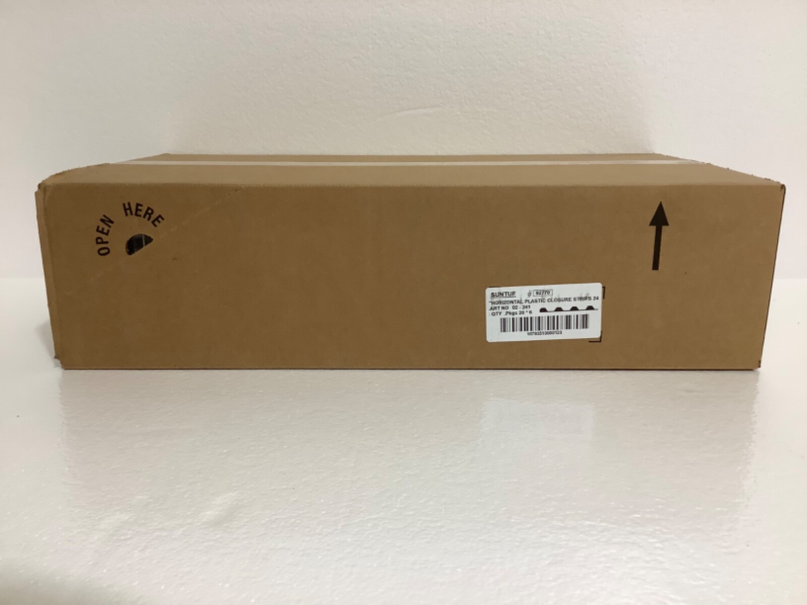 SUNTUF Model 92770 Lot of 120 STRIPS ~ Horizontal Plastic Closure Strips 24″