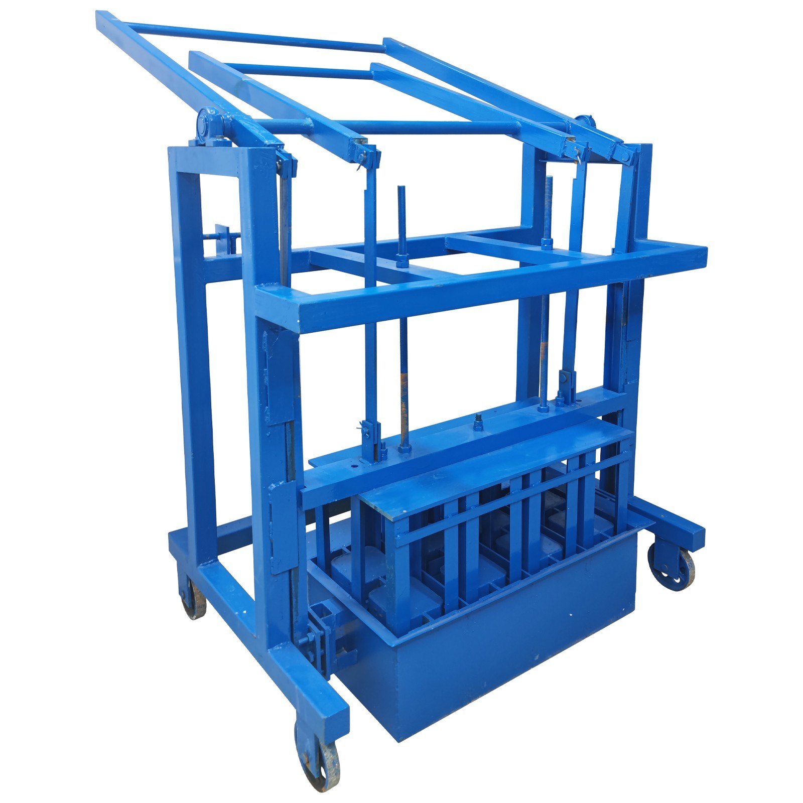 Manual Hollow Soil Block Brick Molding Machine Brick Maker 4Bricks Each Time H1