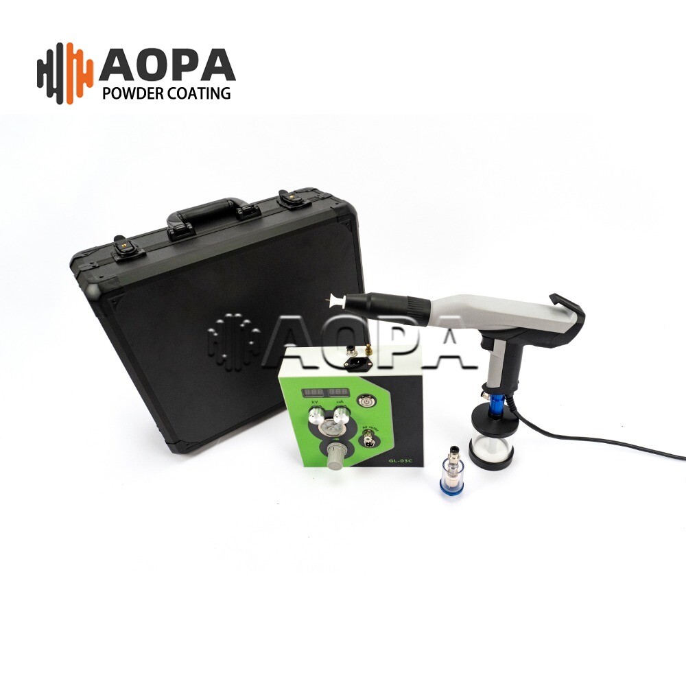 Portable Electrostatic Powder Coating Machine L-03C with 200ml Powder Cup