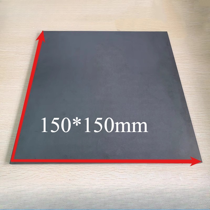 1pc B4C boron carbide square ceramic sheet 150*150mm thickness 5mm/9mm/10mm