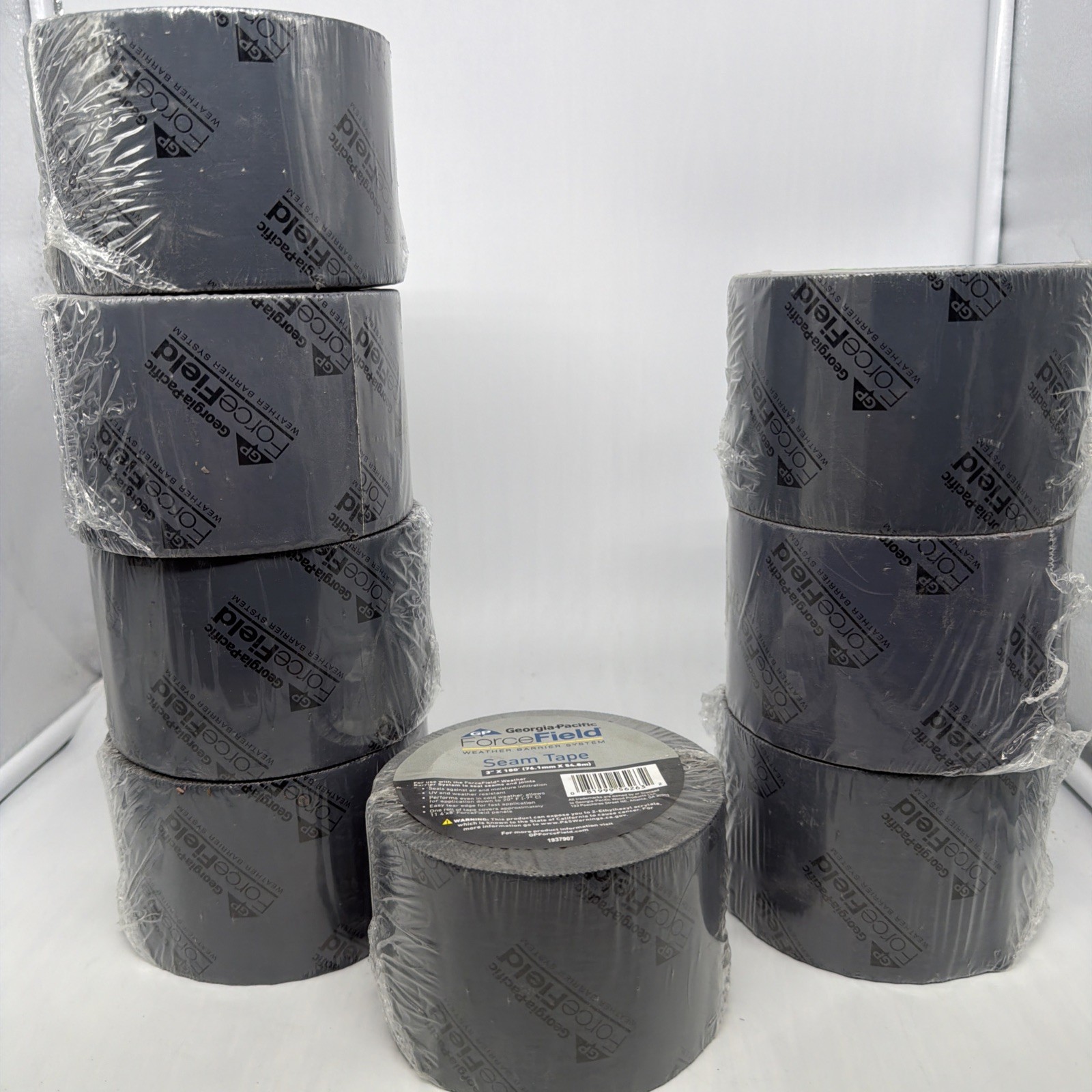 Georgia-Pacific 8pc ForceField Seam Tape 3″ x 180′ Weather Barrier Tape 1365941