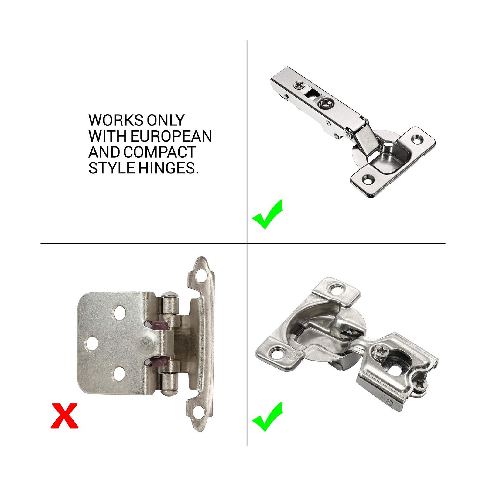 5 Pack Rok Hardware Soft Close Damper for Cabinet Doors/Compact… FAST USA SHIP