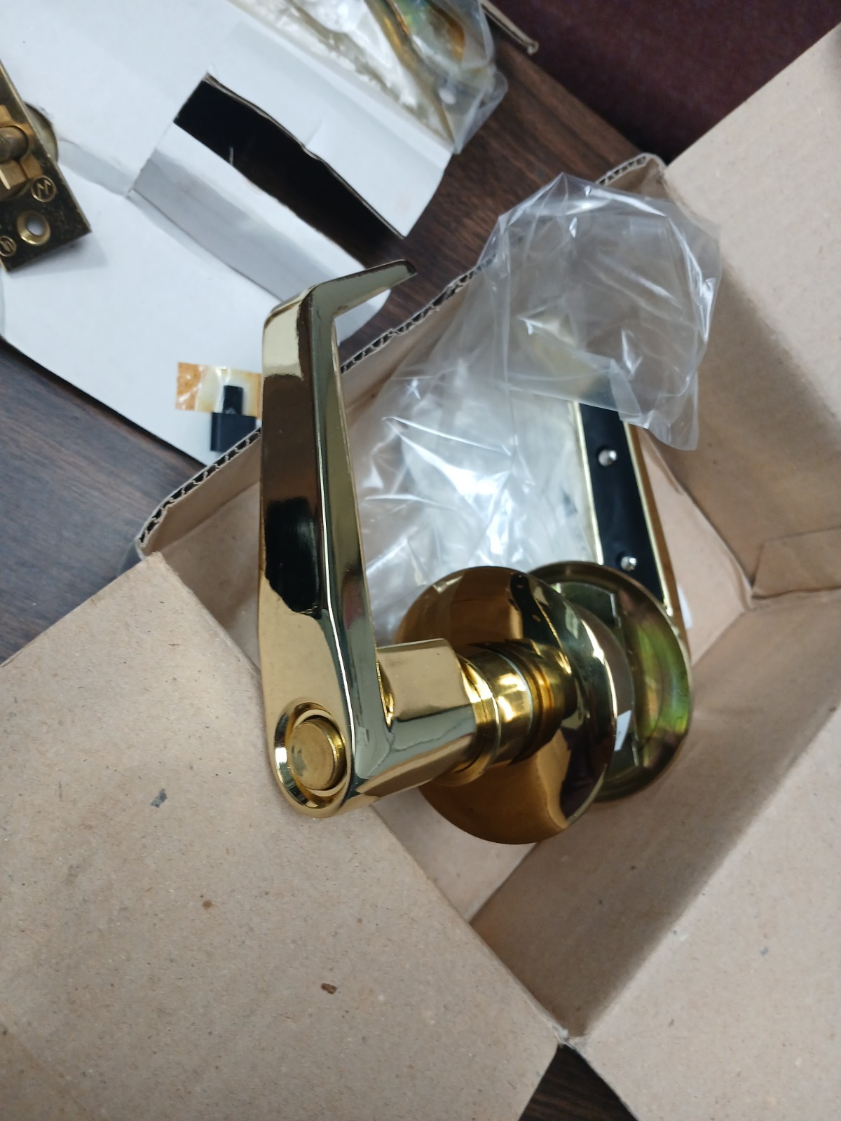 PDQ office entrance lever lock W/ MXA ALPHA cylinder OIL RUBBED BRONZE finish