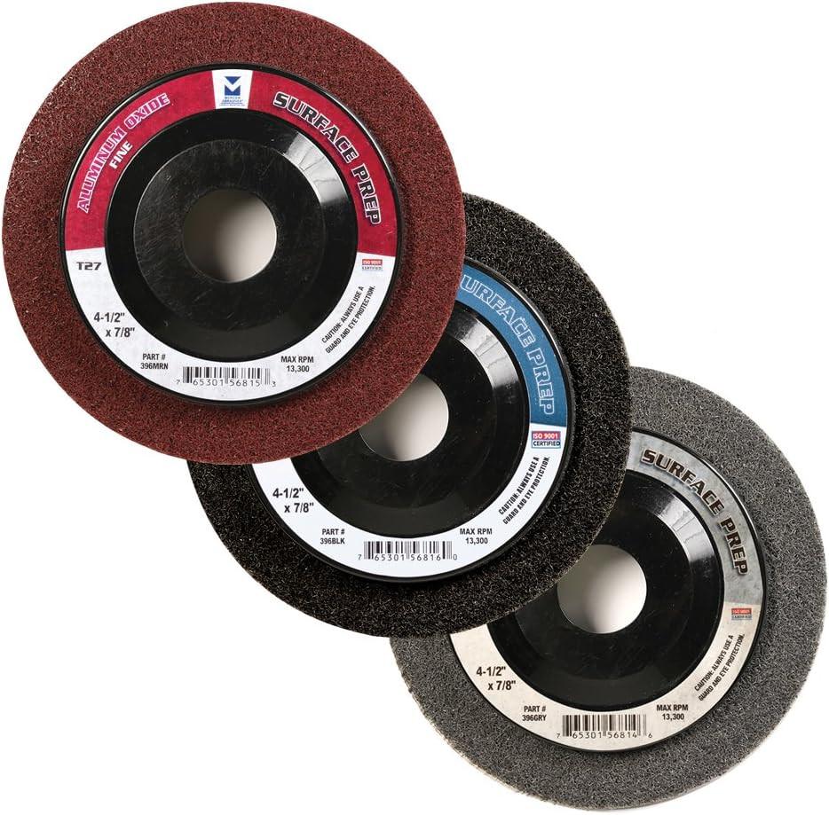 Mercer Industries 396MRN – 4-1/2″ X 7/8″ Maroon Non-Woven Surface Preparation Wh