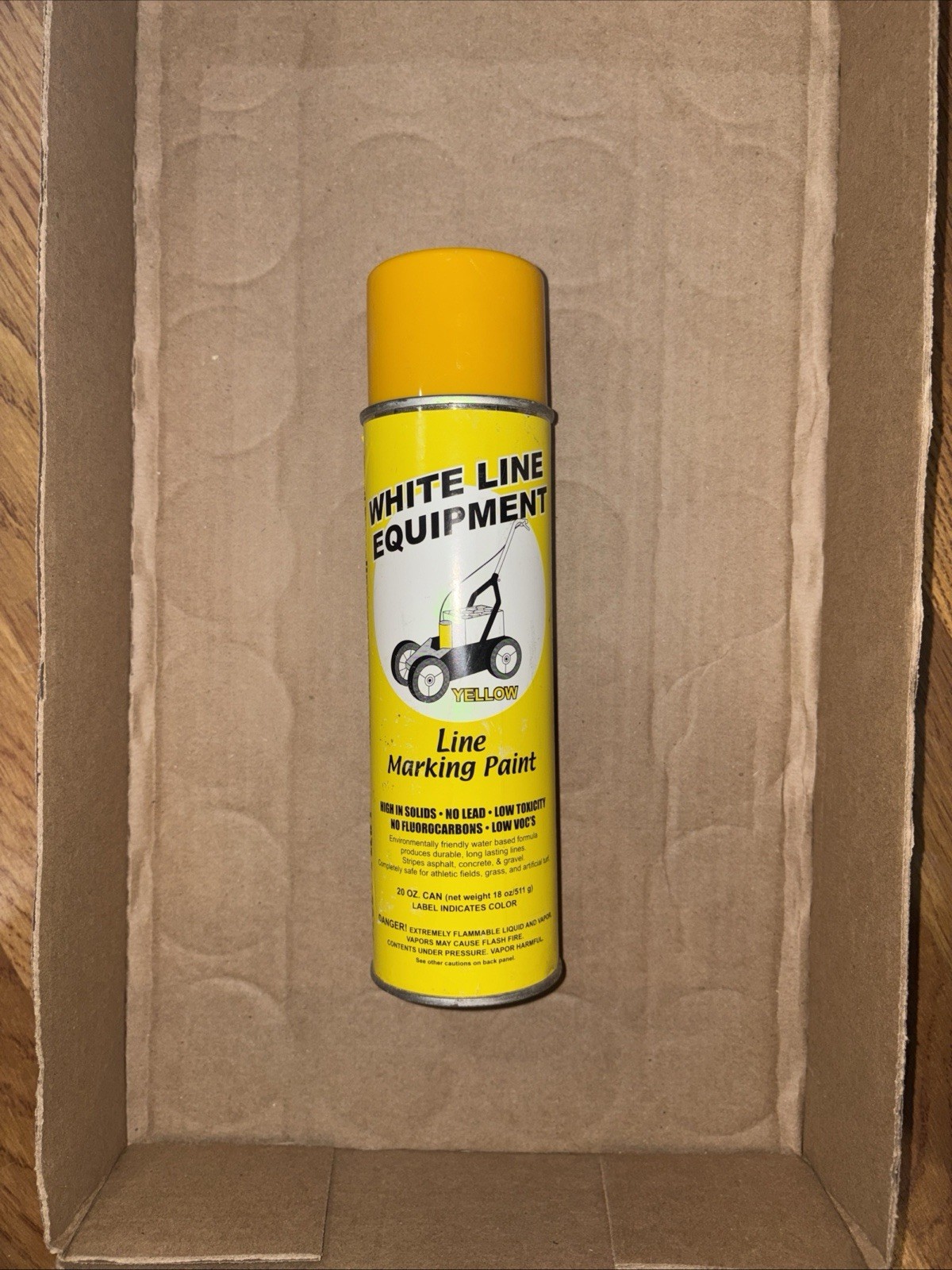 Yellow Line Marking Paint White Line Equipment 20 Ounce Can