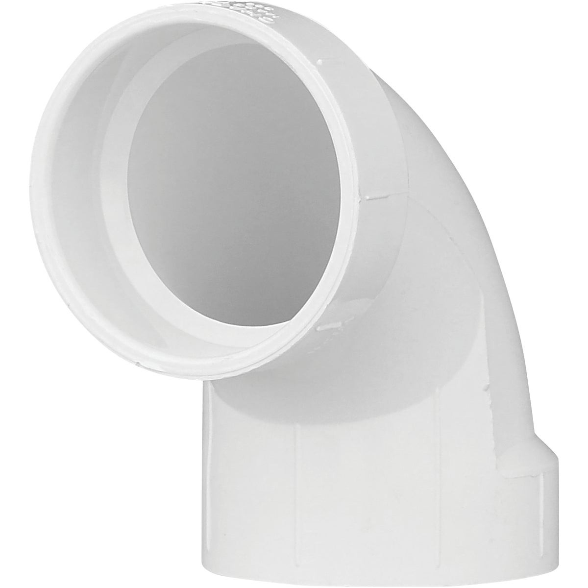 Charlotte Pipe 2 In. Schedule 40 90 Deg. Sanitary DWV PVC Elbow (1/4 Bend) Pack